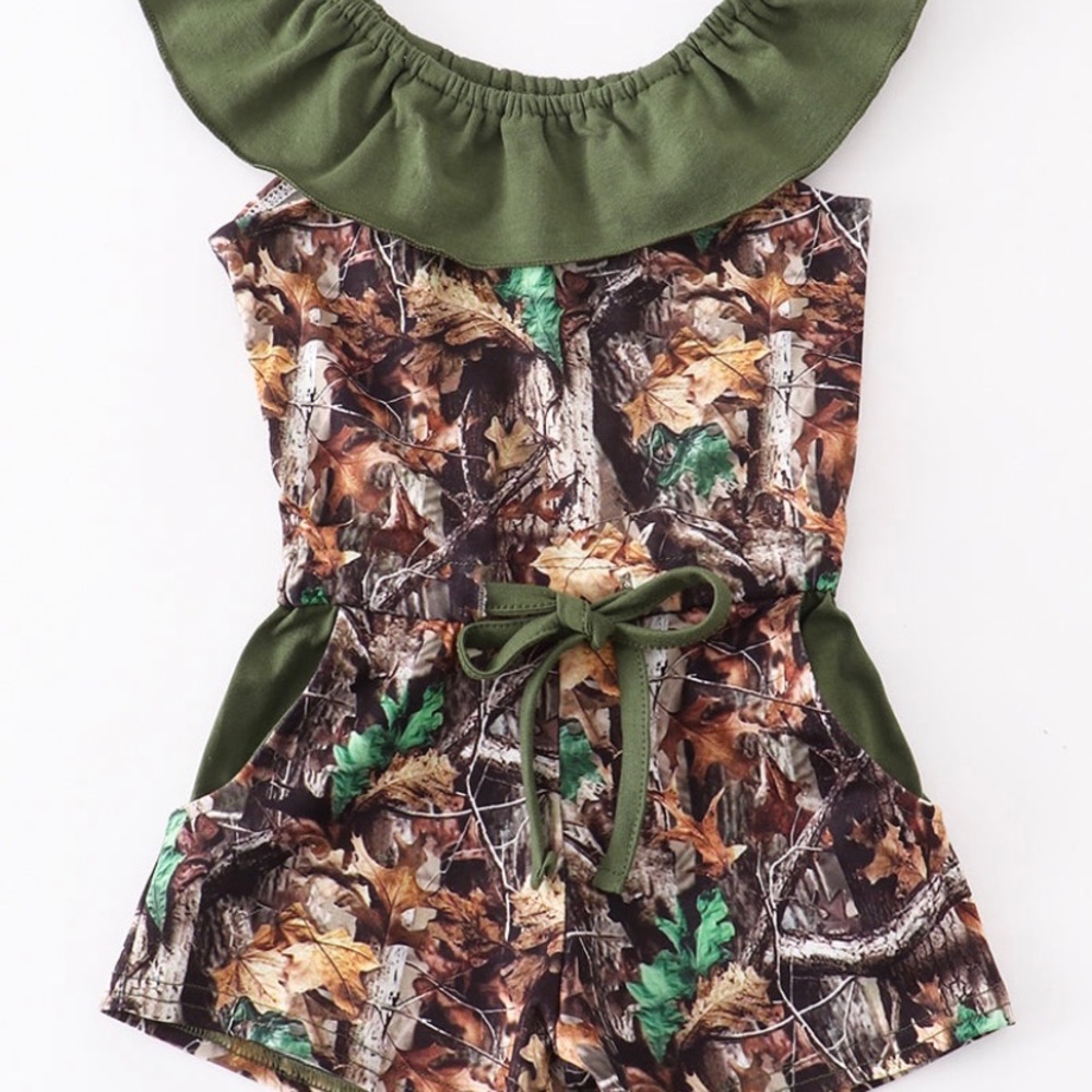 Camouflage romper